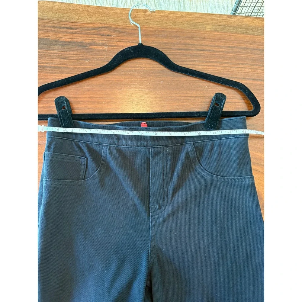 Spanx Black Skinny Jeans High Rise Stretch Denim Pants Womens Size Medium